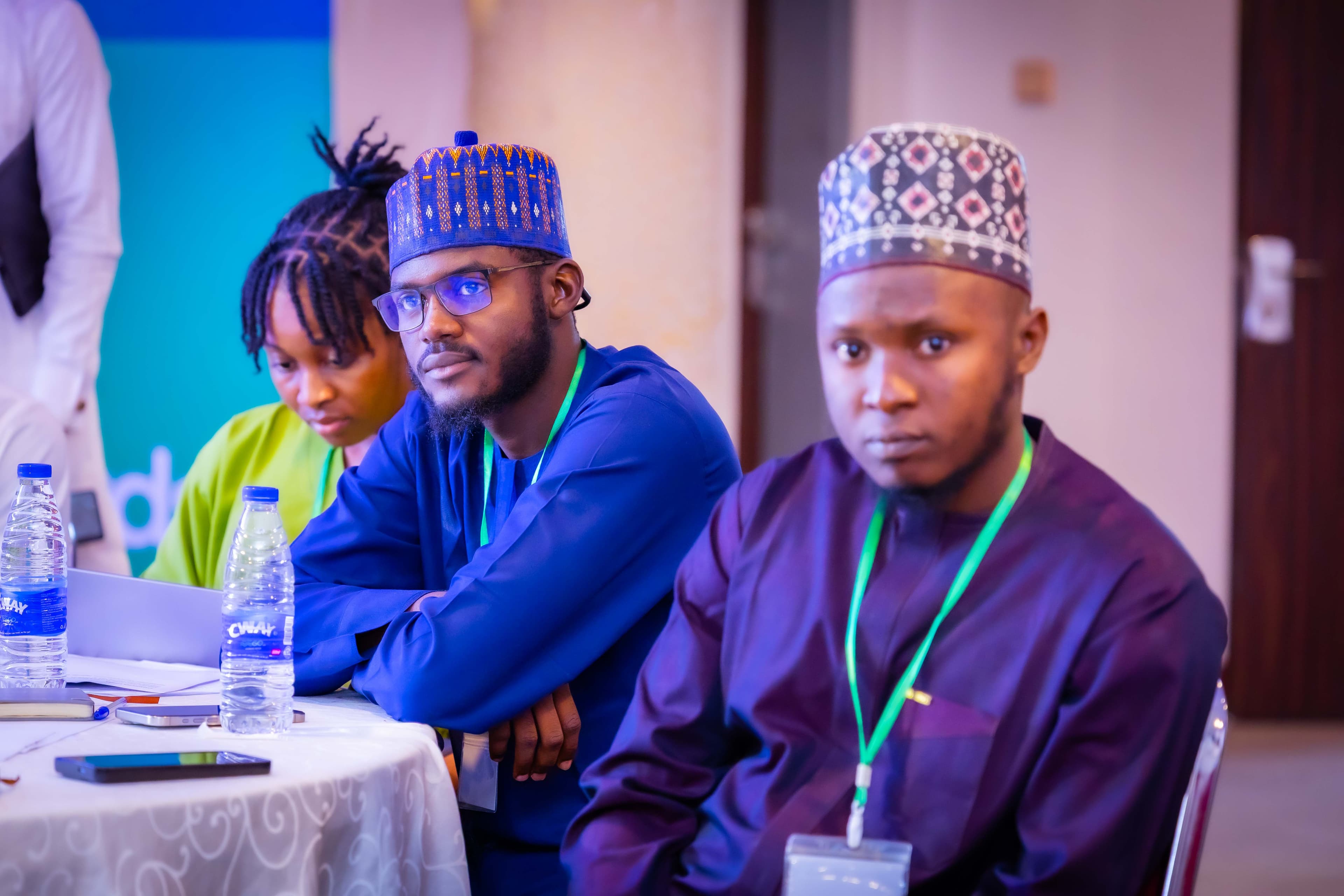 Participants listening during a workshop session